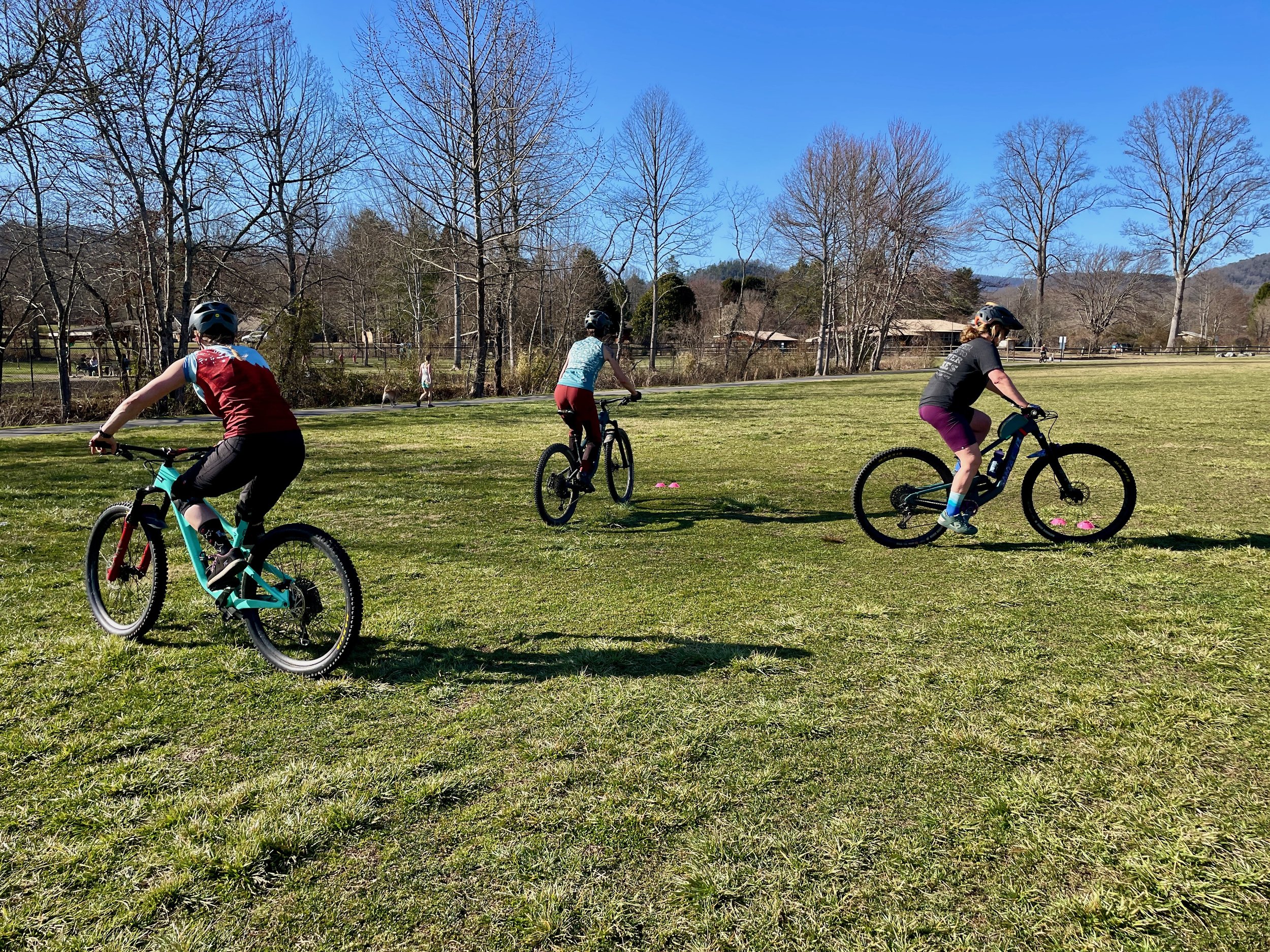 Brevard FUNdamental Mountain Bike Skills in the Park