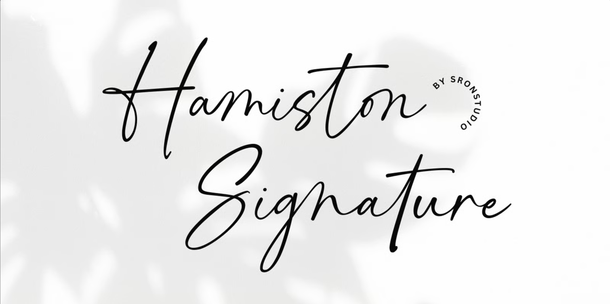 Hamiston Signature font - via My Fonts