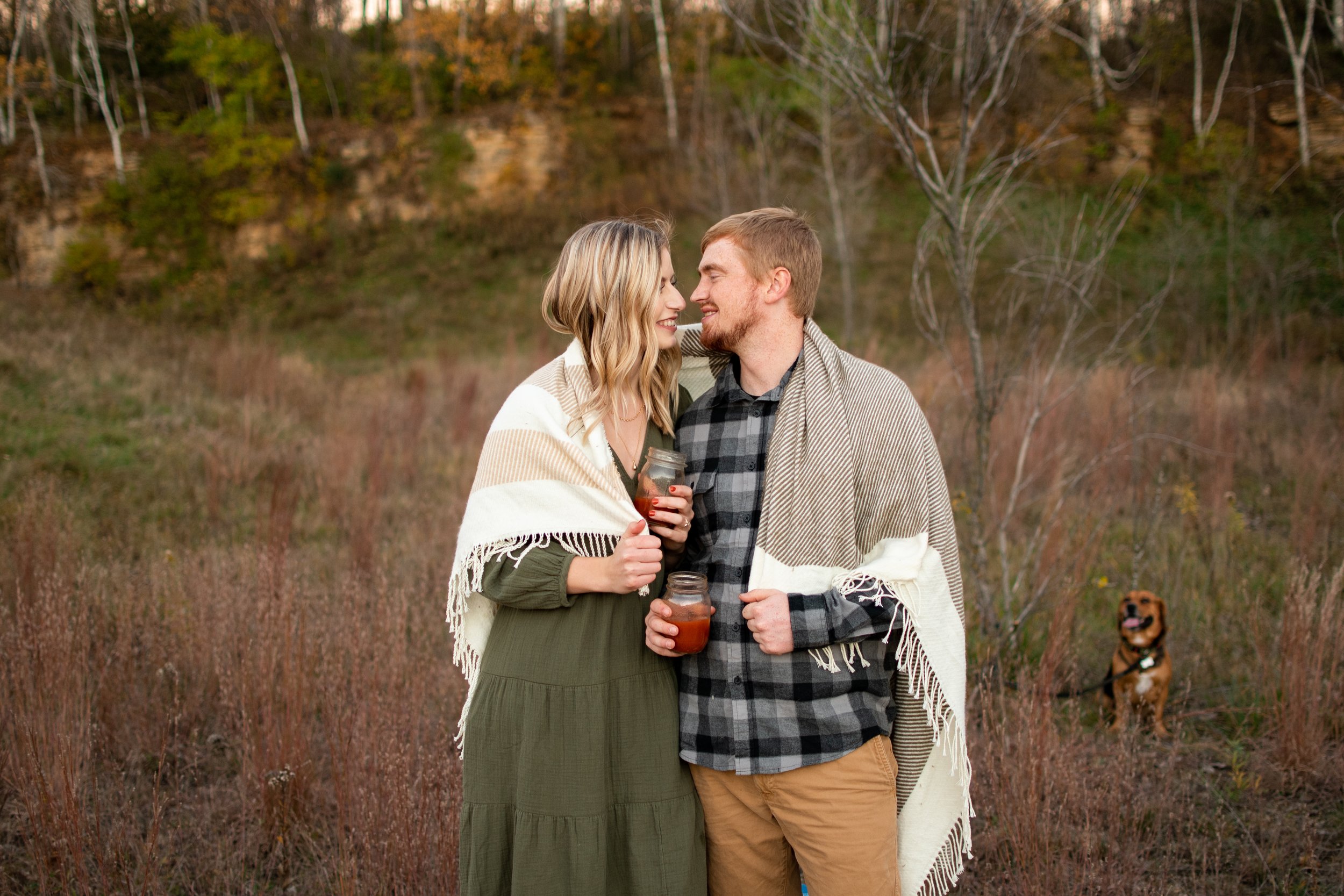 la crosse wi fall engagement photographer