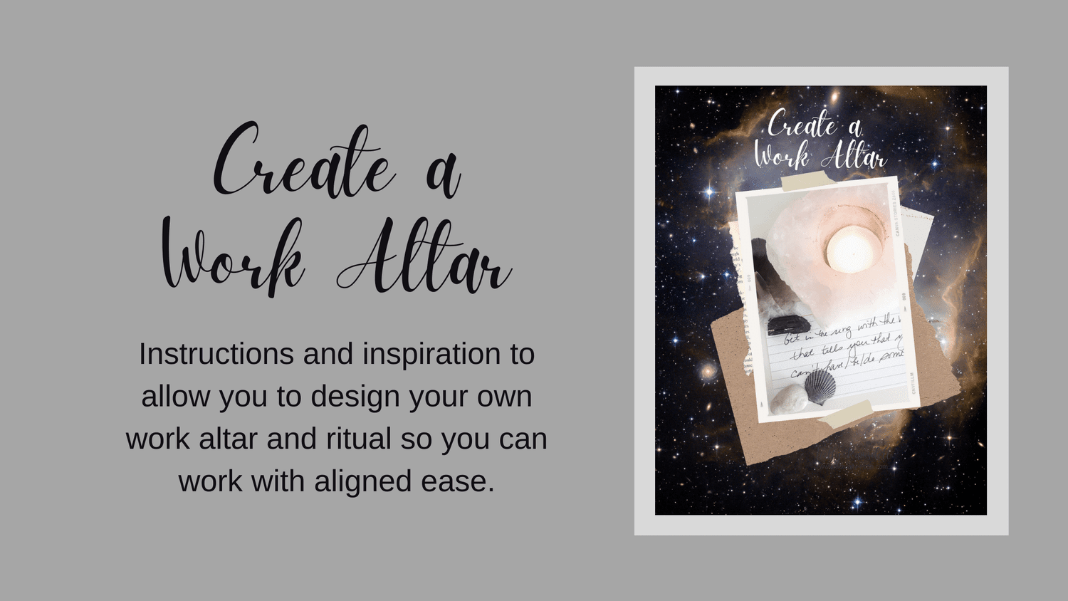 How my work altar helps me get into flow — Actually I Can
