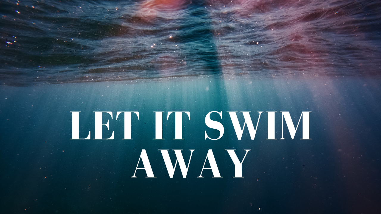 What will you allow to swim away?