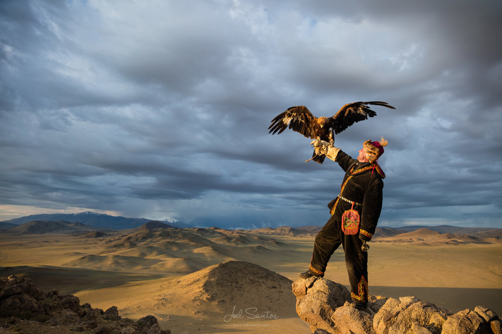 Agalai Nurgaiv, Aishol Pan father, Eagle Hunter, Altai, Western 