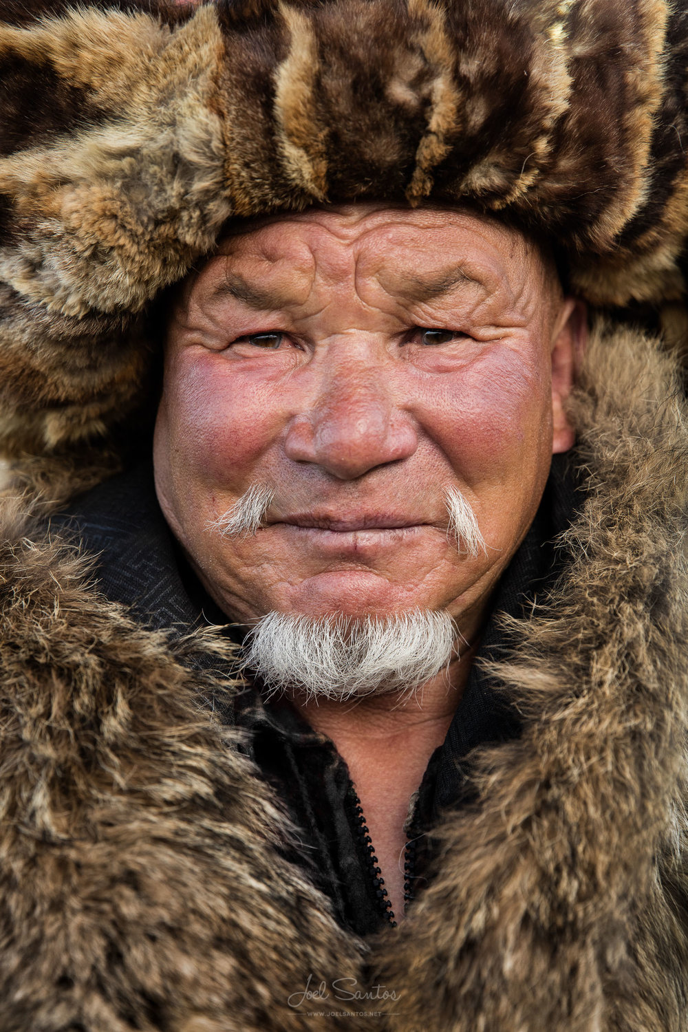 Shokhan's father, former Eagle Hunter, Altai, Western Mongolia