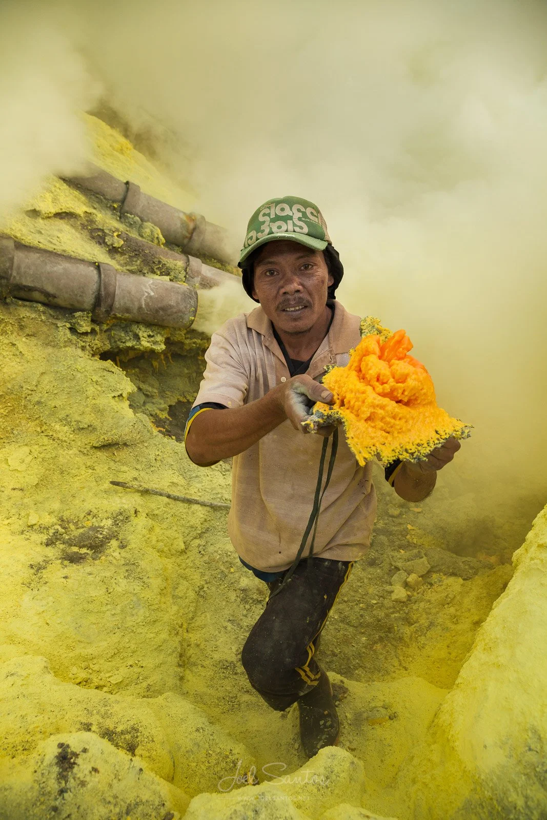 Kawah Ijen’s Sulphur Miners and Blue Fire, Java, Indonesia. — Joel ...