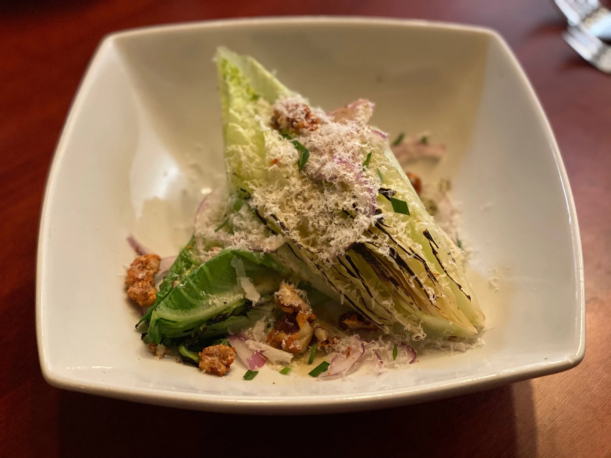 House Cured Smoked Salmon Caesar