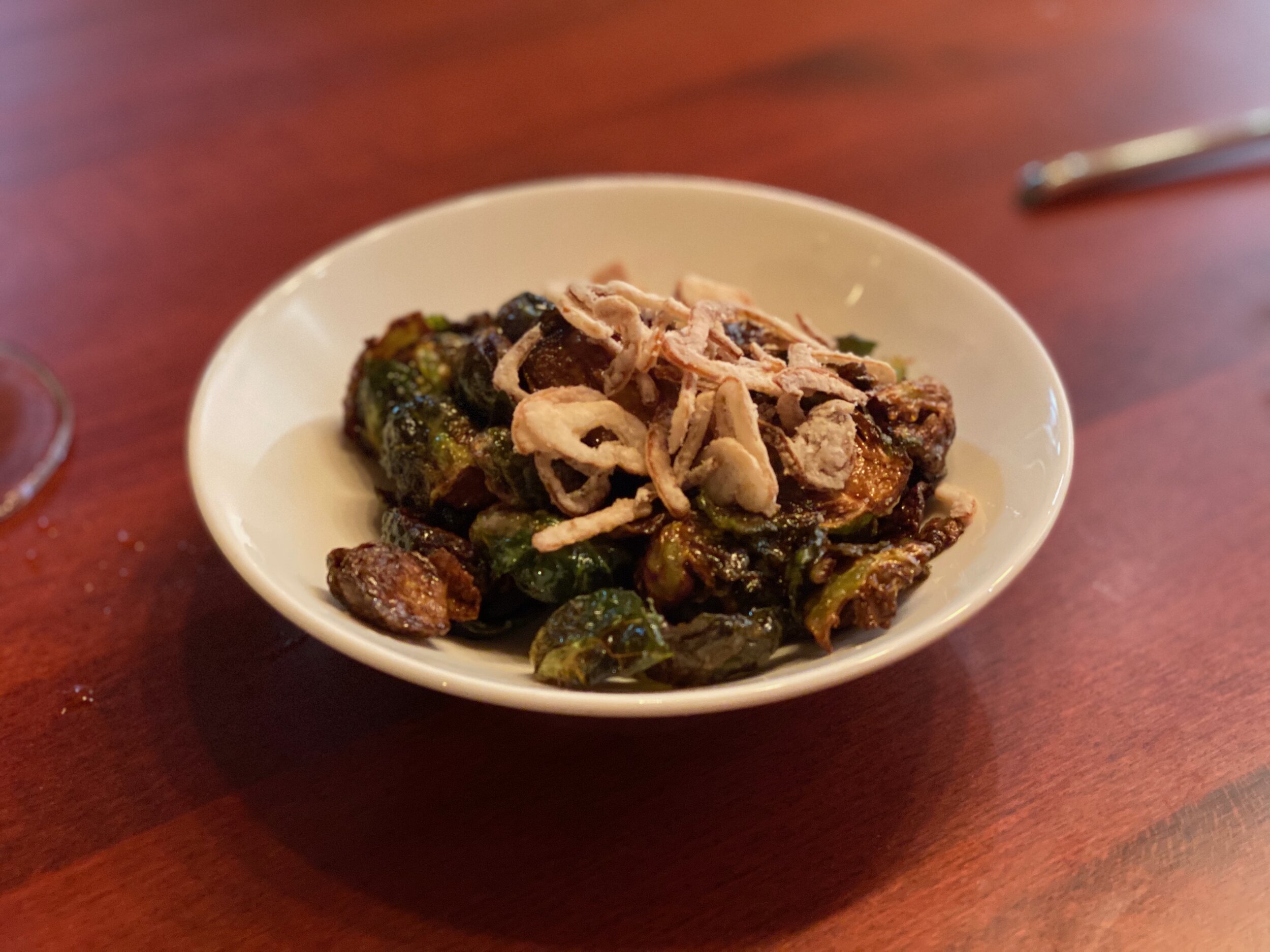 Crispy Brussels Sprouts in Citrus Vinaigrette