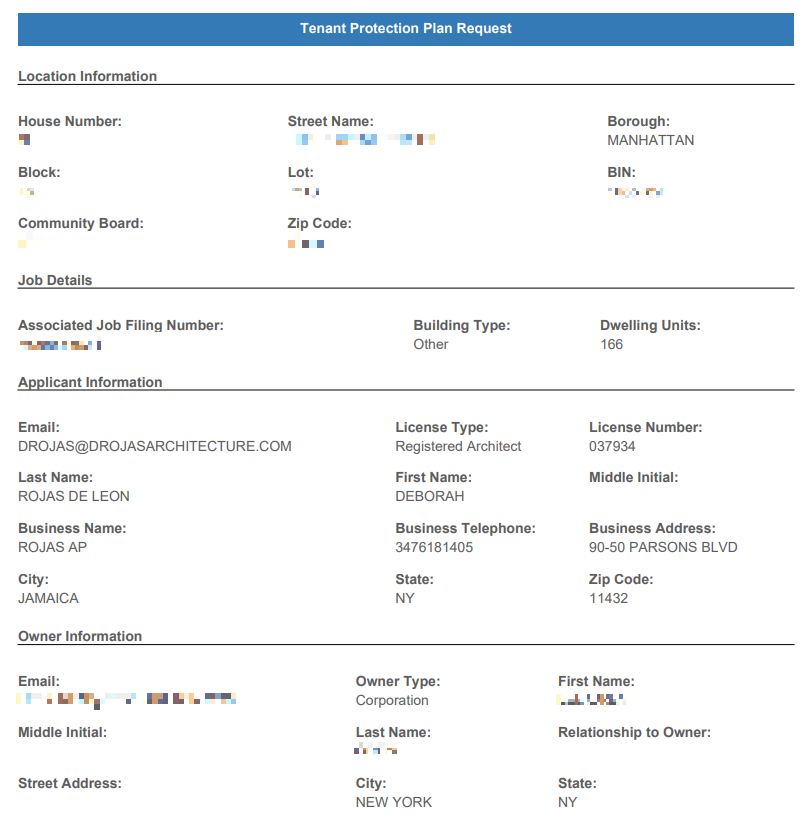 Tenant Protection Plan