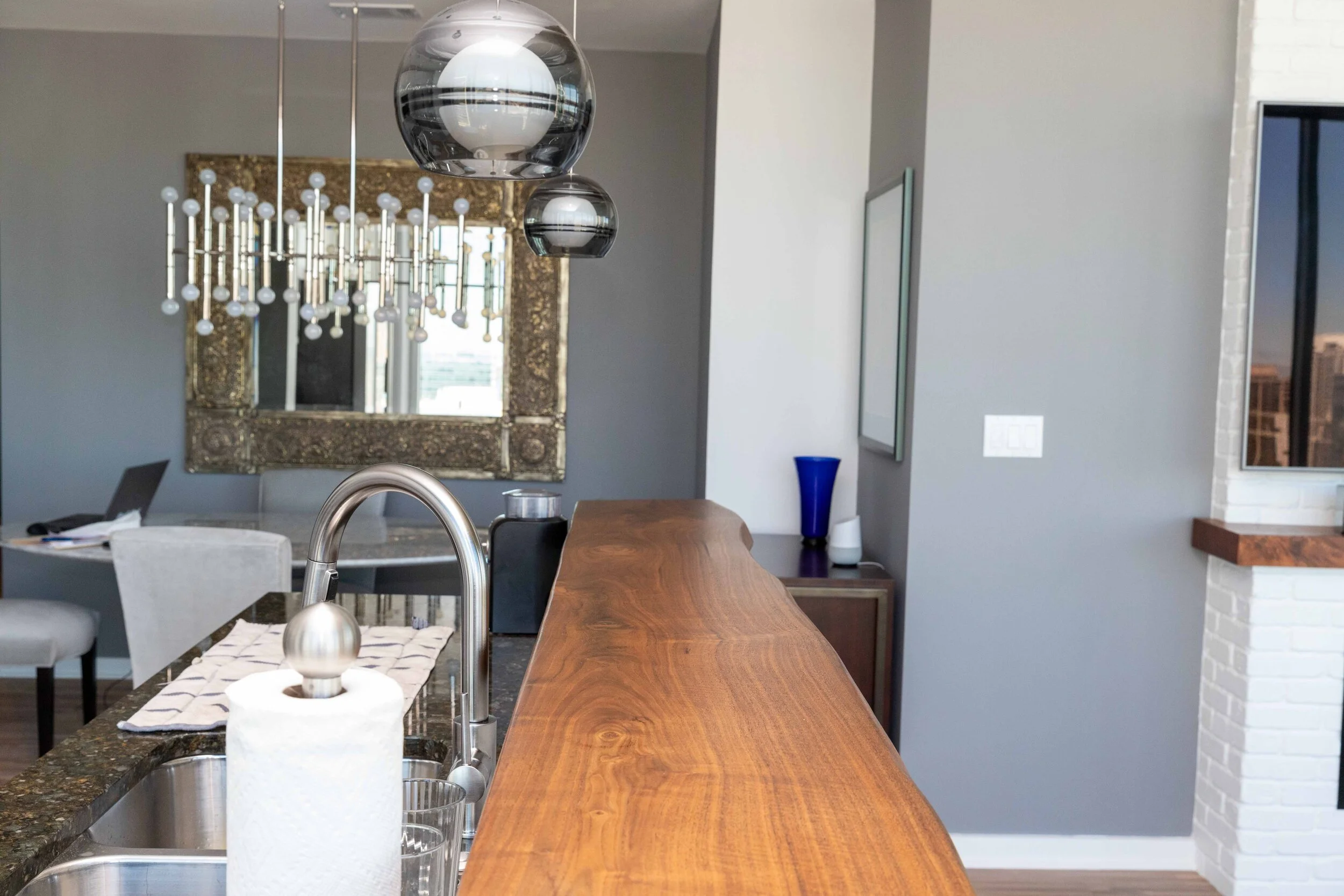 Solid wood bar top
