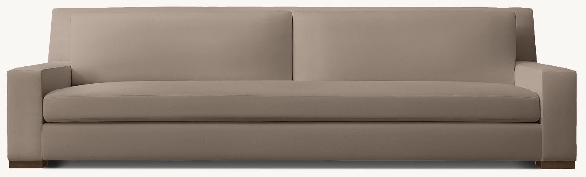 PARISIAN TRACK ARM BENCH-SEAT SOFA 9'
