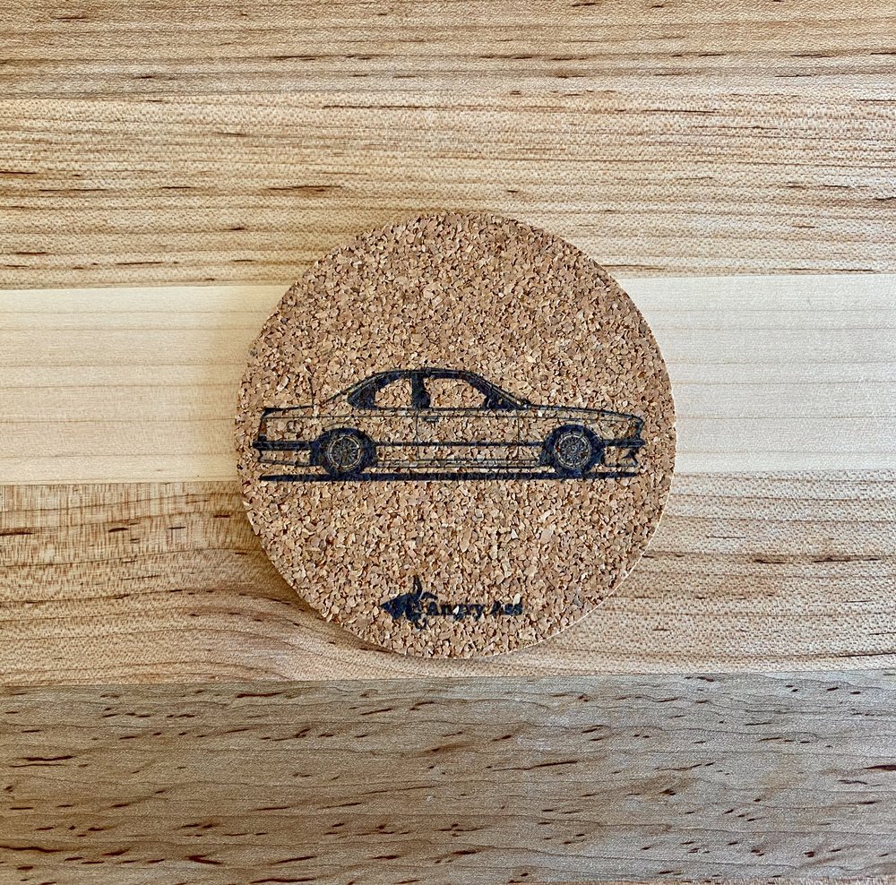 Cork Drink Coasters — Angry Ass