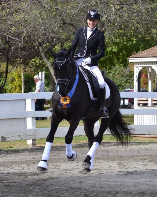 Canadream Kelbeck YouAndMe aka "Toque". In 2015 (as a 4 yr old) Toque was the first Canadian Horse to compete at Dressage at Devon, winning the under saddle competition. Was ESDCTA Reserve Champion in Second Level in 2018 and will be moving up to Third Level this year. Ridden and trained by Eliza Puttkamer=Banks.