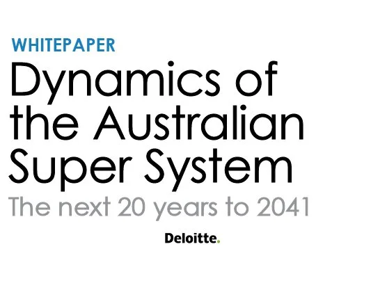 Dynamics of the Australian Super System: The next 20 years to 2041
