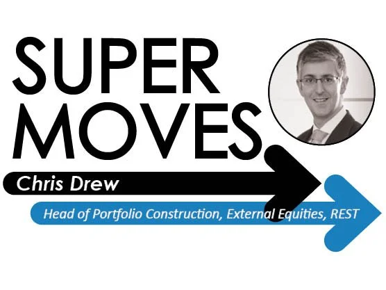 Chris Drew promoted to Head of Portfolio Construction, External Equities, REST