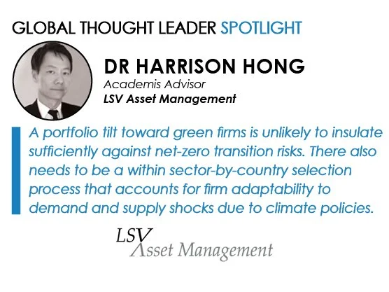 Spotlight on Dr Harrison Hong, Academic Advisor, LSV Asset Management