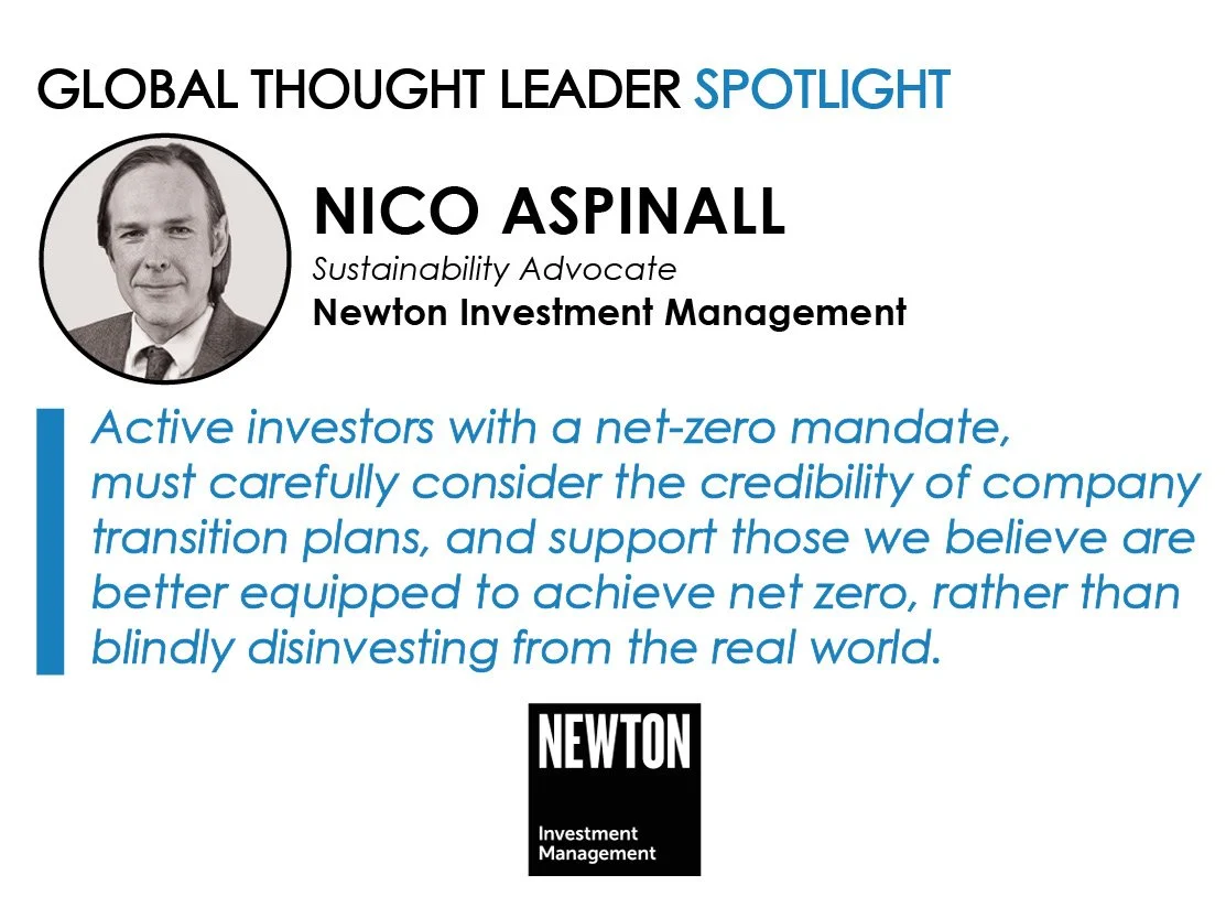 Spotlight on Nico Aspinall, Sustainability Advocate, Newton Investment Management
