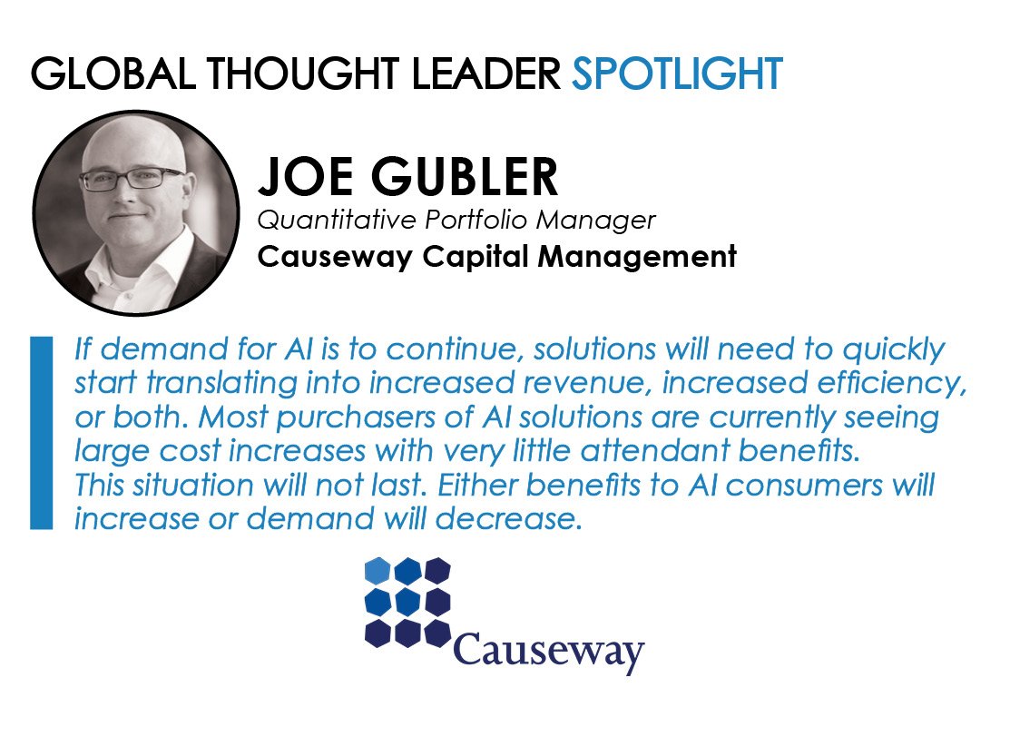 Spotlight on Joe Gubler, Quantitative Portfolio Manager, Causeway Capital Management