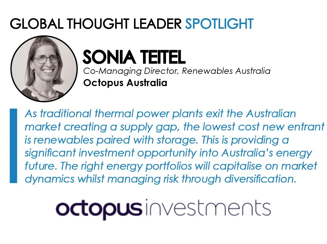 Spotlight on Sonia Teitel, Co-Managing Director, Renewables Australia, Octopus Australia