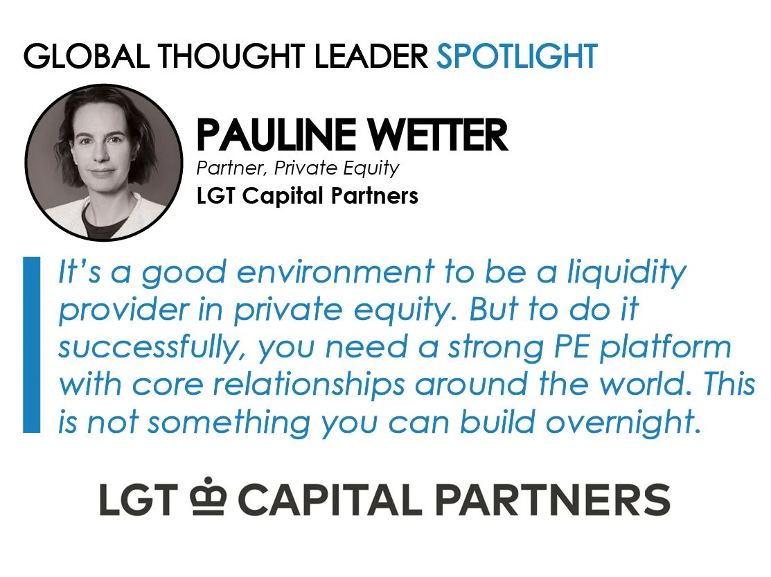 Spotlight on Pauline Wetter, Partner, Private Equity, LGT Capital Partners