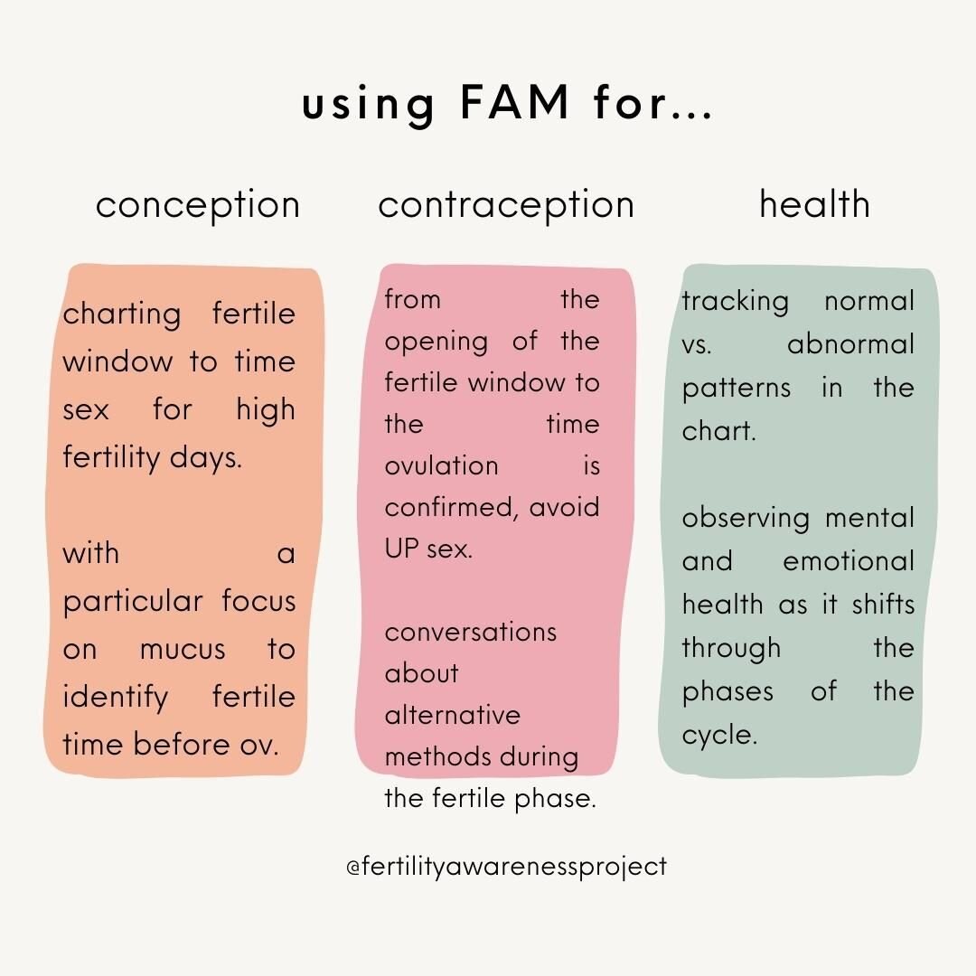 Fertility awareness uses the same basic information about your physiology across the different reproductive life stages.

Whether you're TTC (trying to conceive), TTA (trying to avoid) or charting for heath, tracking your fertility biomarkers can be 