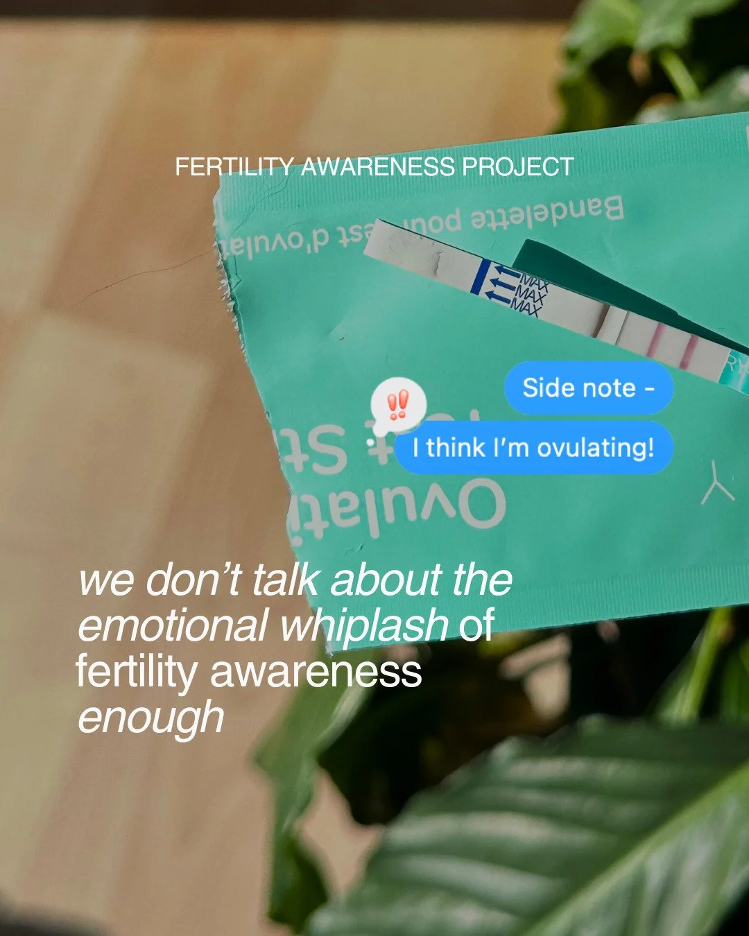 The feeling when you confirm ovulation is unmatched.

But that means the low lows of a long cycle also freaking suck.

Fertility awareness is about science and data collection and making informed decisions about when to go unprotected 

AND

It&rsquo
