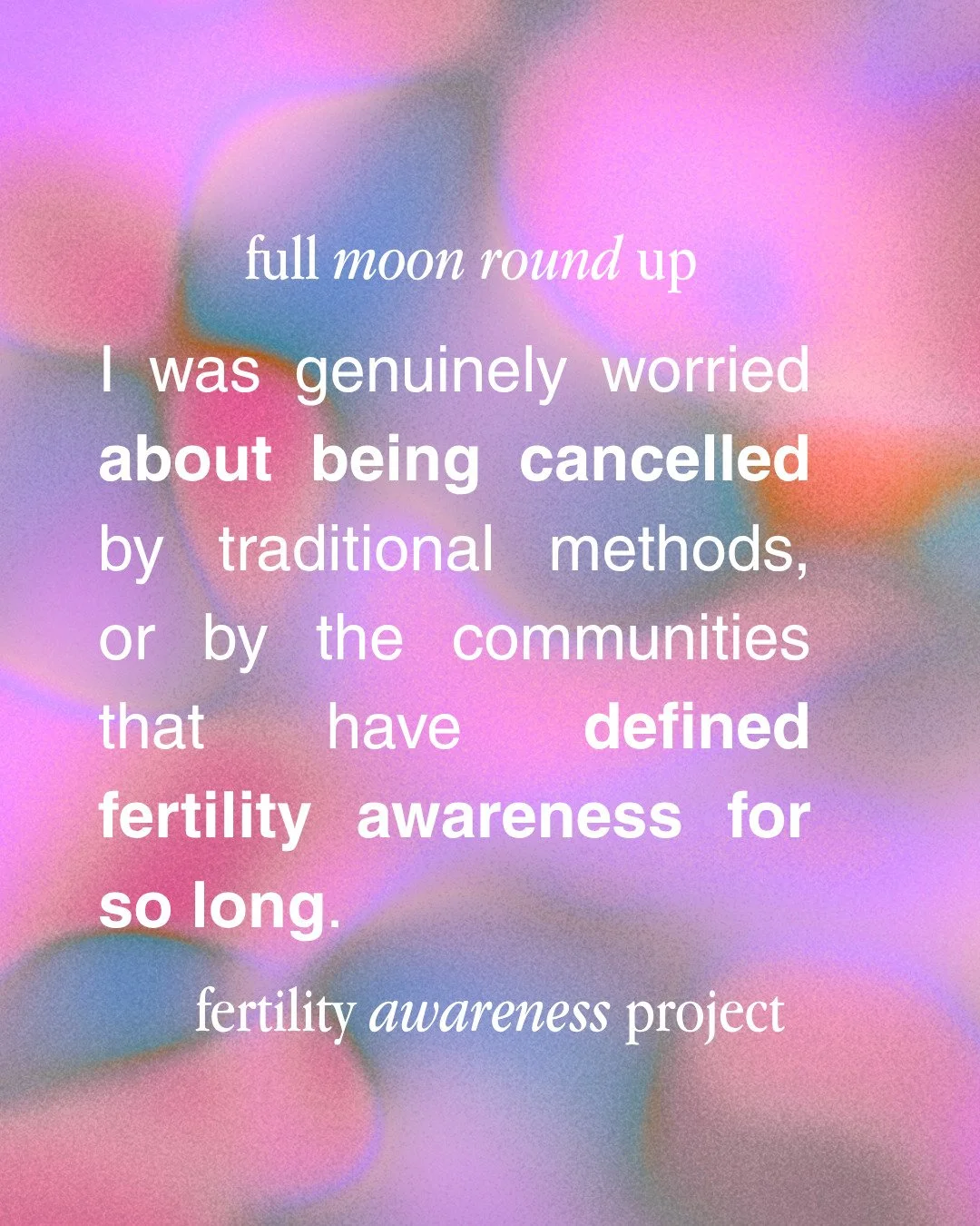 FULL MOON ROUND UP 🌝 🌸🤎🦋🪩

1️⃣ Fertility Founder Fieldnotes: my brand new substack where I put my name on ideas that have been circulating in private, for a while.

2️⃣ @shesaunas my magical manifestation collaboration with @_clairebaker_ !!

3️