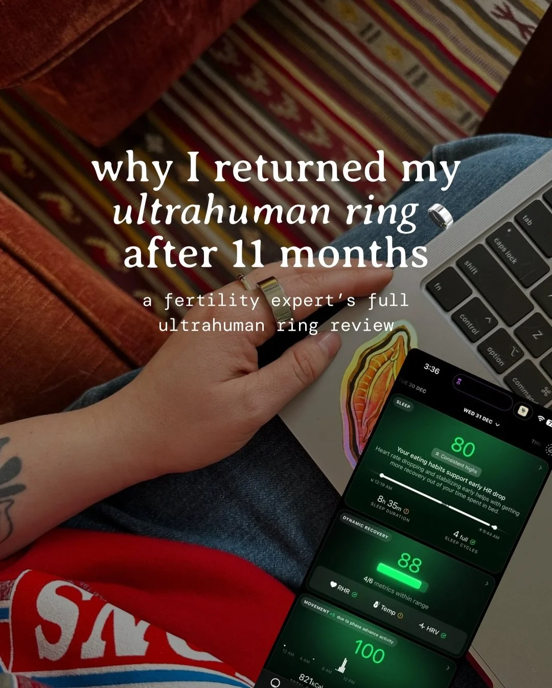 A very, very 👀 honest review of the Ultrahuman ring after testing it for nearly a year.

Which device should I test next? Lmk 👇🏻