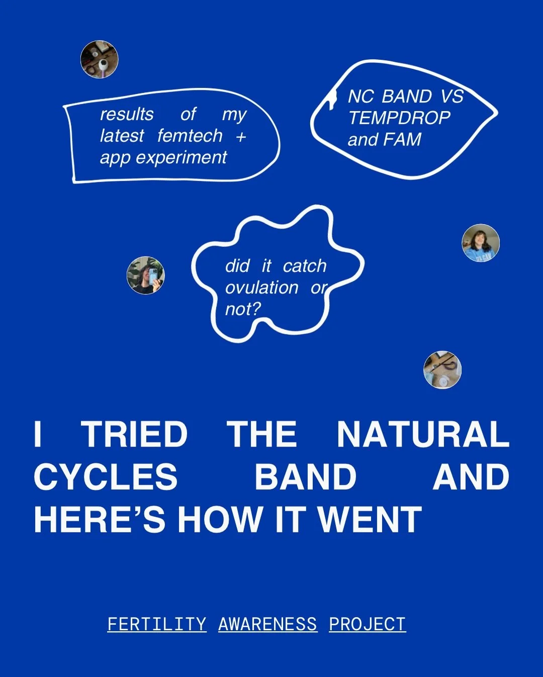 The results of my first cycle using the Natural Cycles band are in 👀 

If you don&rsquo;t feel like swiping through, here&rsquo;s what happened:

I am testing the NC band against Tempdrop, and I also have eyes on the algorithm.

At first, the temps 
