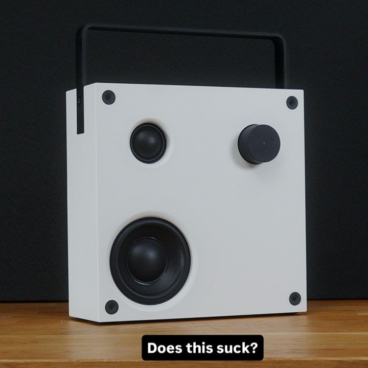 The Ikea Vappeby. Does it suck? Link in bio. #audio #speaker #bluetooth #ikea #vappeby