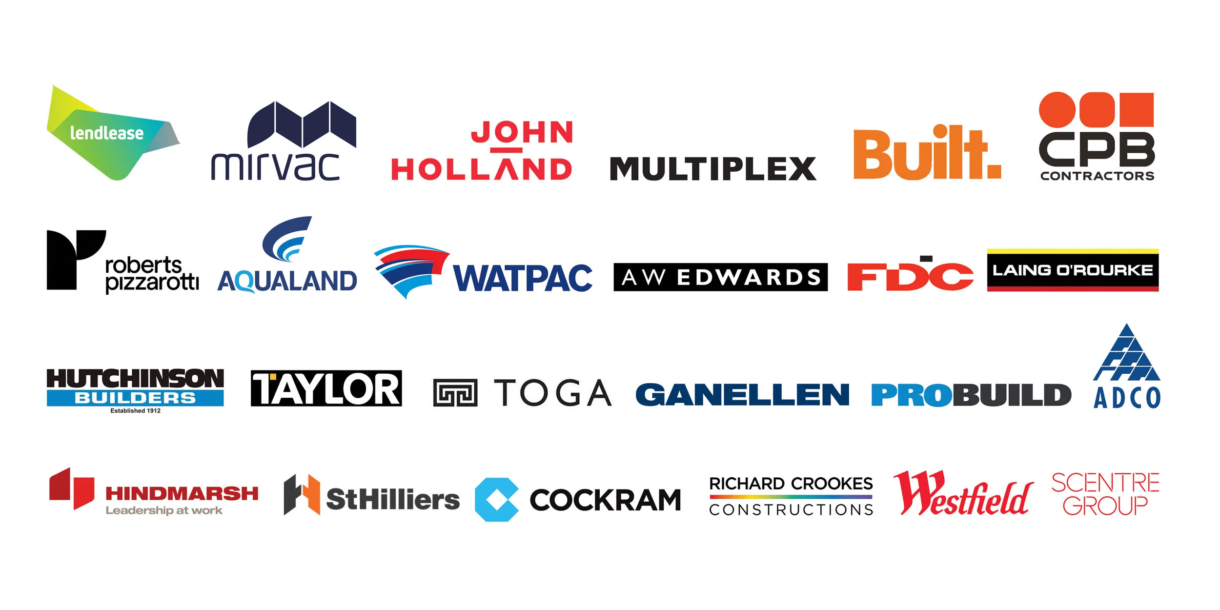  Our Clients - Deluxe partners with Australia's leading construction companies and builders to deliver excellence in cleaning to their projects. 