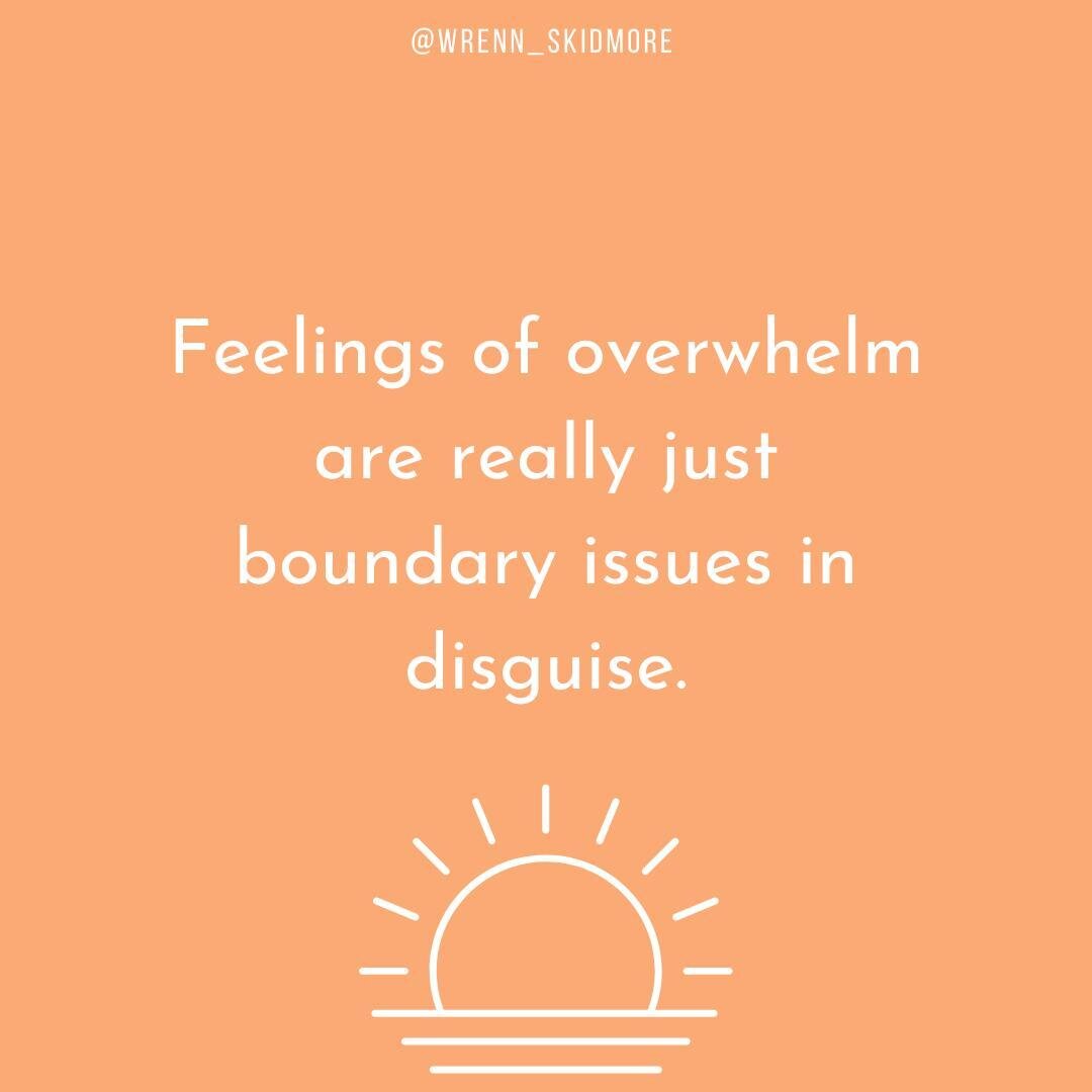 Feeling helpless with life's overflow of emotions, struggles and responsibilities? Does it feel like everything is out of your control and you can't manage any of the crap going on in your life? 😔⁣
⁣
Check your boundaries! 👏👏⁣
⁣
People-pleasing or