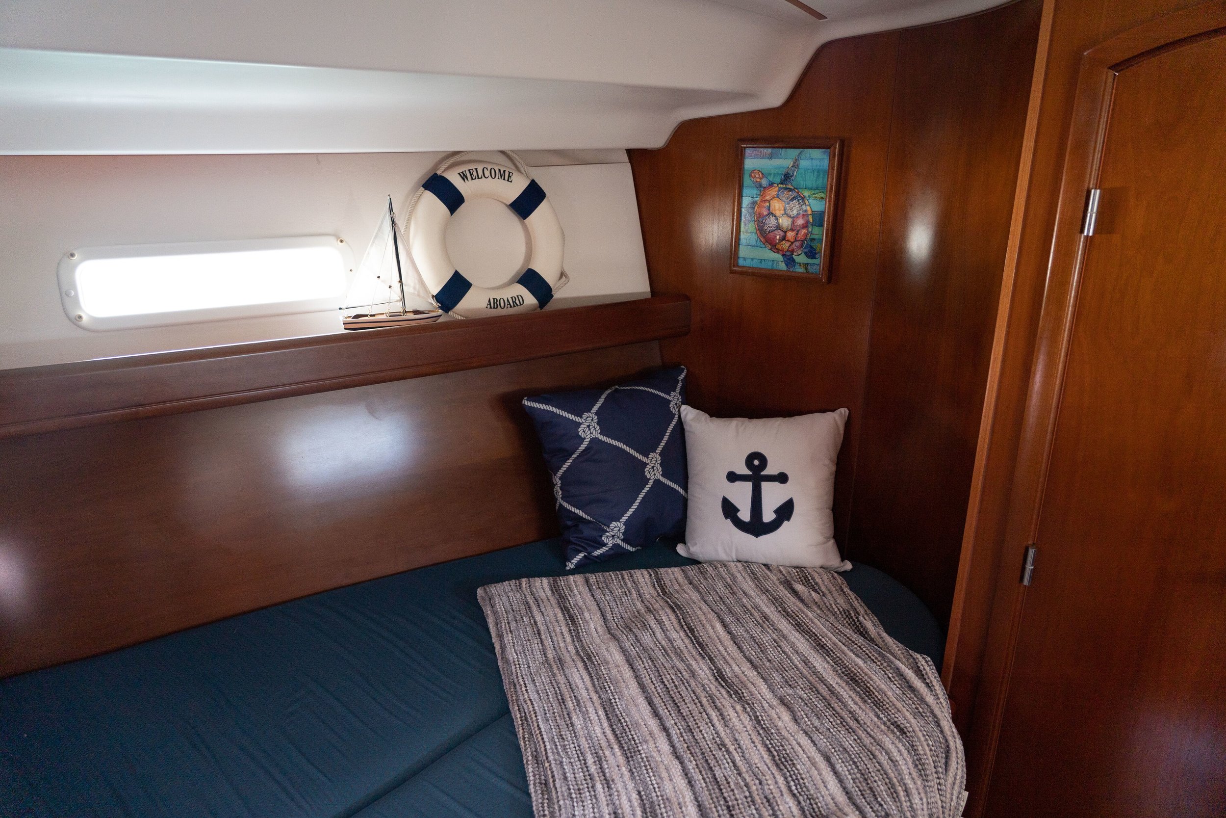 Hawaii Sail Charters Kona Sailing & Snorkeling Tours Big Island Private Sailing Charters-15 Guest Bedroom.jpg