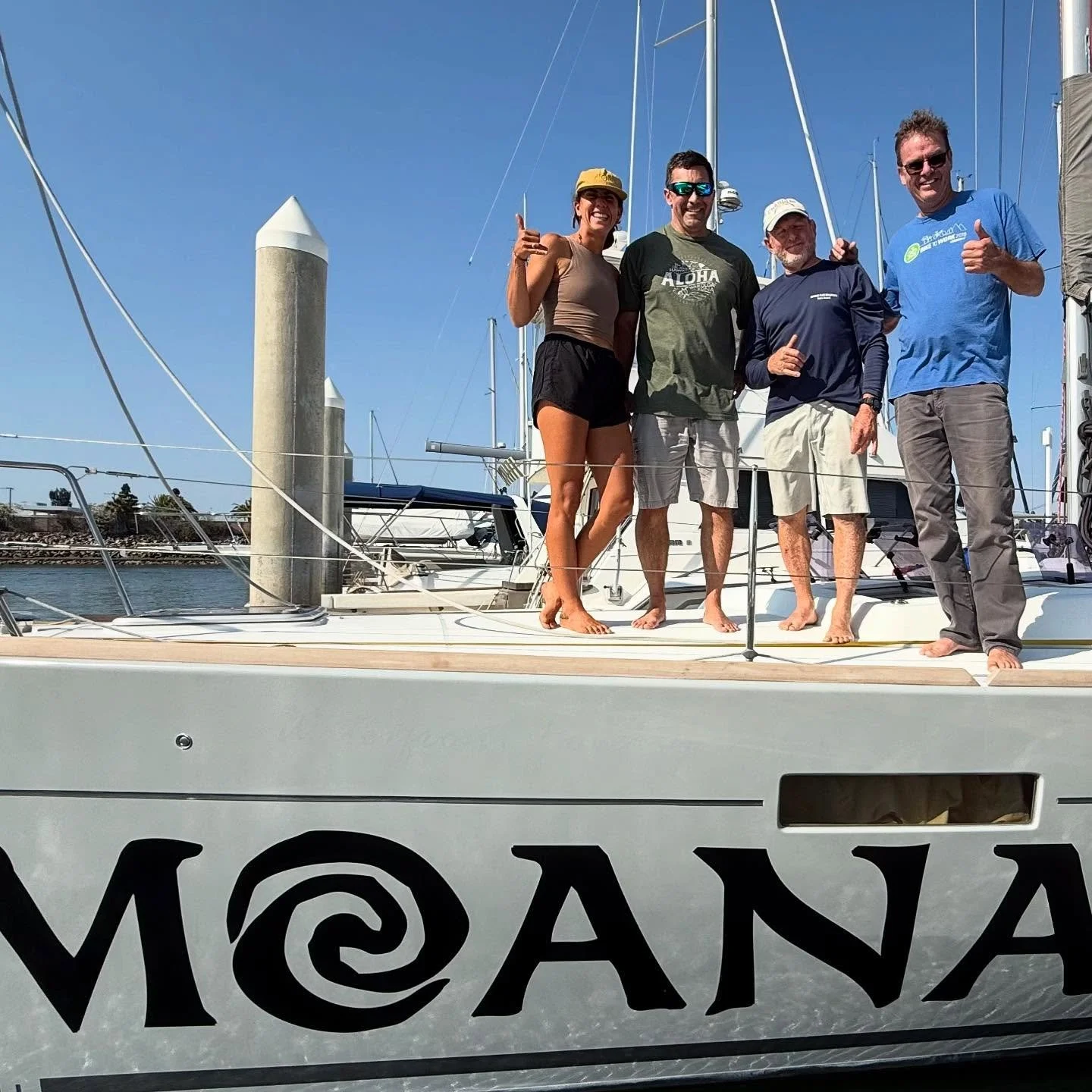 Big news!!!

Hawai&rsquo;i Sail Charters is getting a newer, faster, bigger sailboat!! This brave, adventurous crew is sailing it from San Diego, California to Kailua-Kona, Hawaii this very moment!!

#sail #sailing #sailboat #adventure #sailinglife #