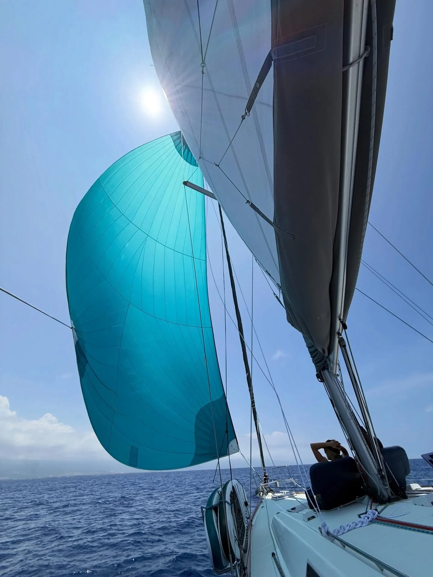 They say the best way to relax on vacation is on a sailboat 😉😎⛵️

#sail #sailing #sailboat #hawaii #relax