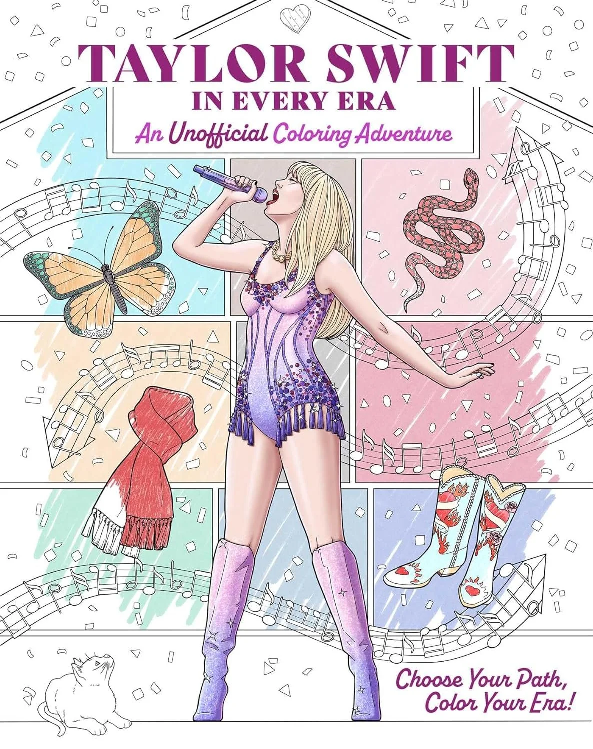 Launch day for Taylor Swift in Every Era: An Unofficial Coloring Adventure!