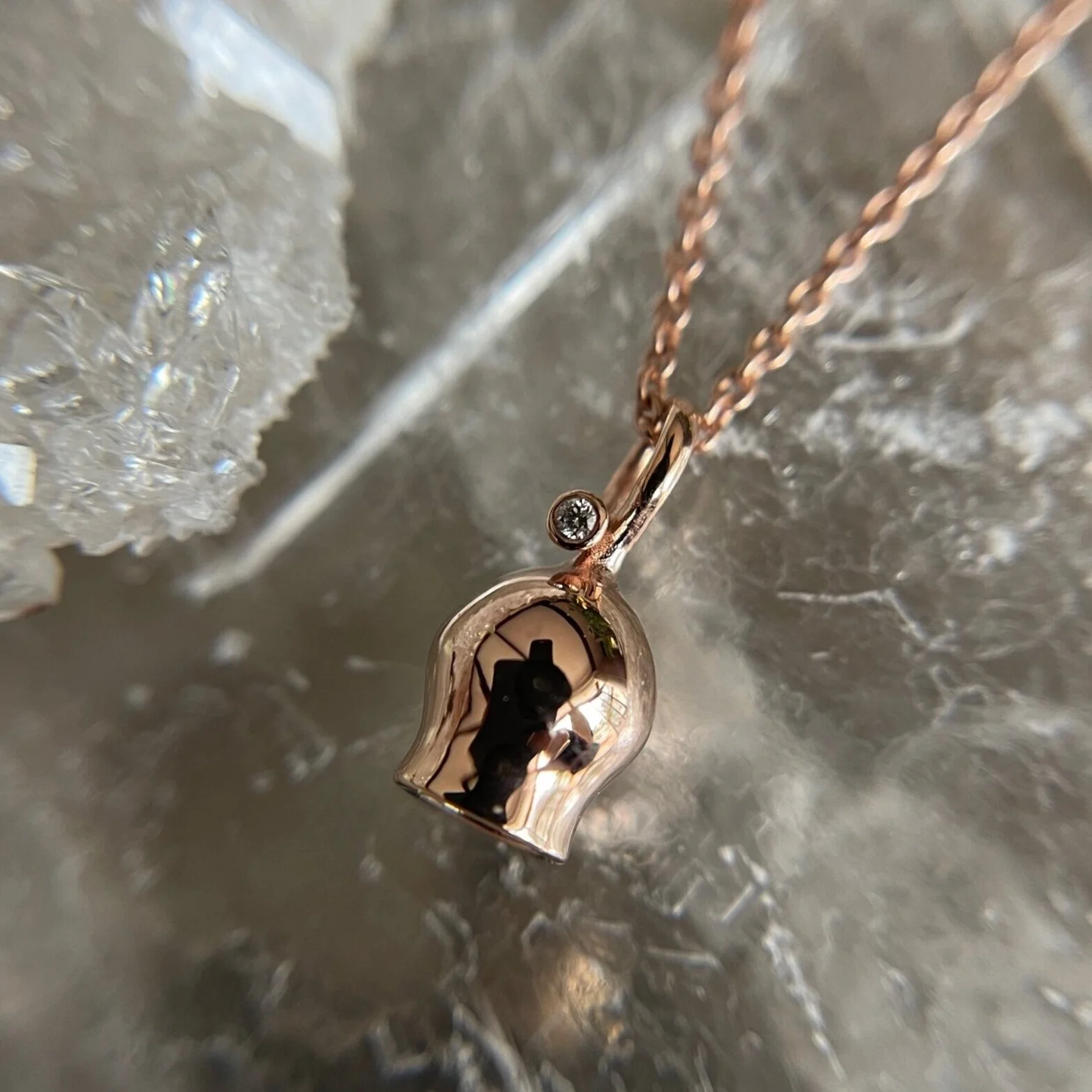 Diamond Set Gumnut Pendant