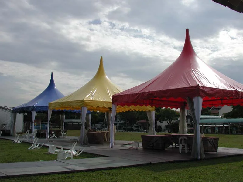 Multi-coloured Gazebos