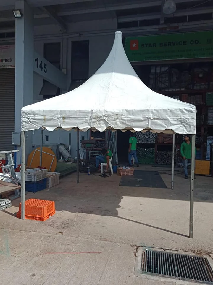 Gazebo w/ white top