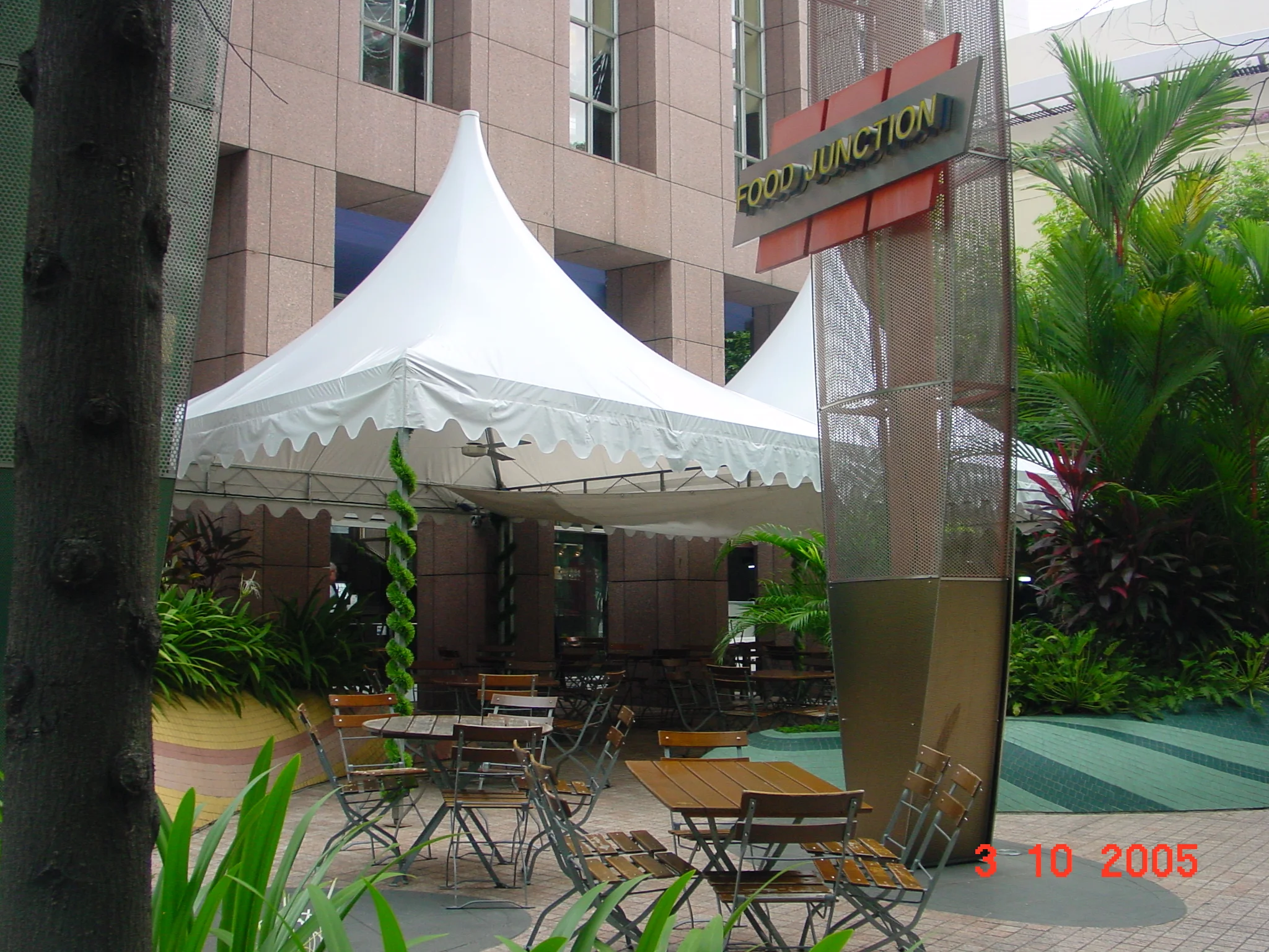 White gazebos for events