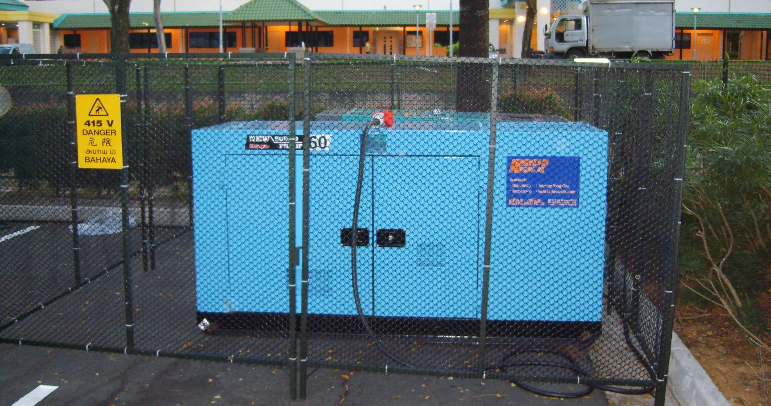 Generator w/ fencing
