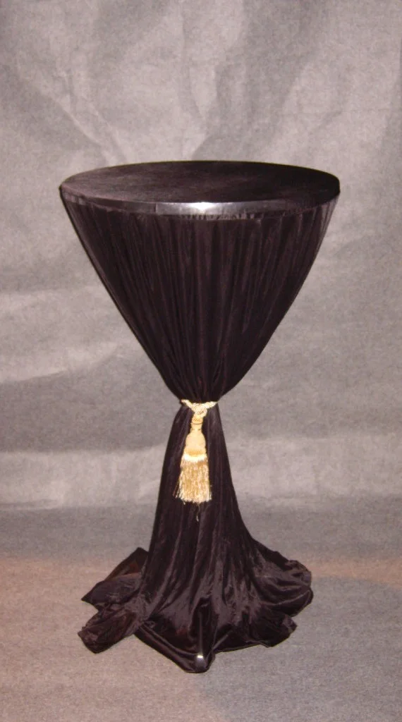 Cocktail table w/ black cover