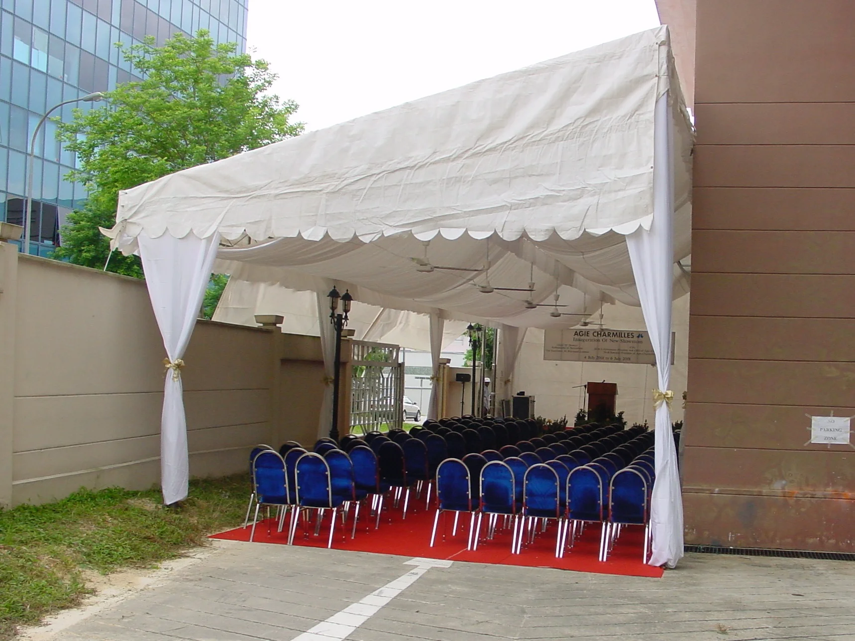 Single Slope Tent w/ Lining