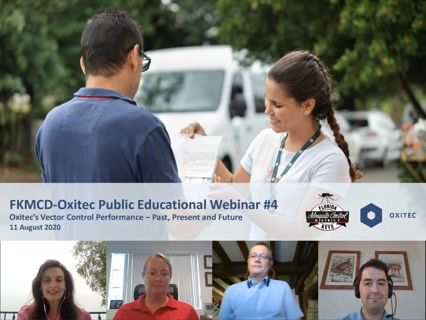 FKMCD-Oxitec Public Educational Webinar #4: Oxitec’s Vector Control Performance - Past, Present and Future 