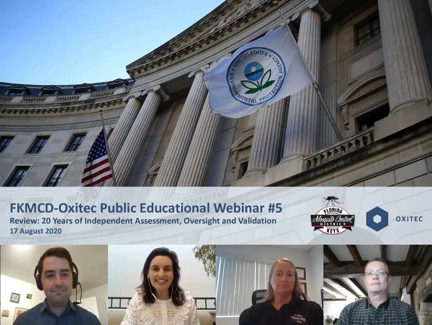 FKMCD-Oxitec Public Educational Webinar #5: Review 20 Years of Independent Assessment, Oversight and Validation 
