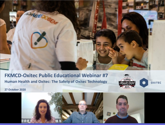 FKMCD - Oxitec Public Educational Webinar #7: Human Health and Oxitec: The Safety of Oxitec Technology