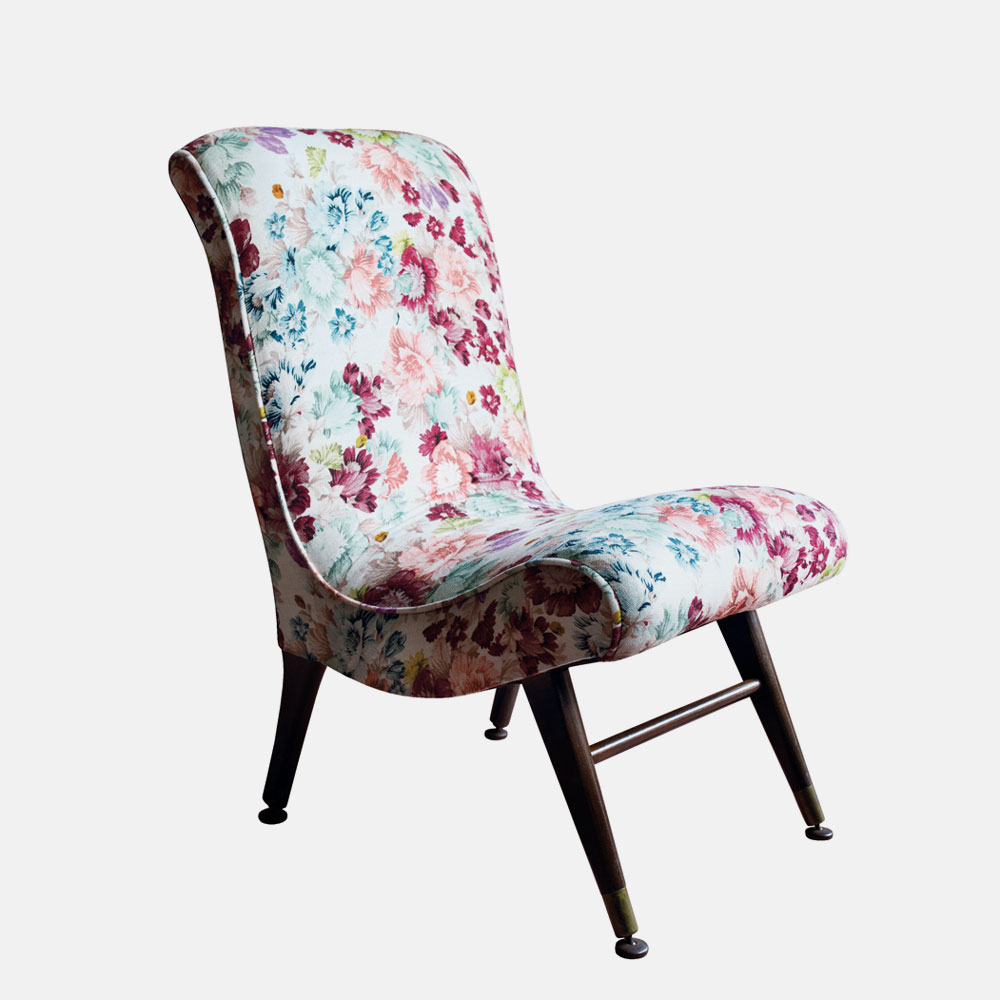 Little Floral Fireside Chair