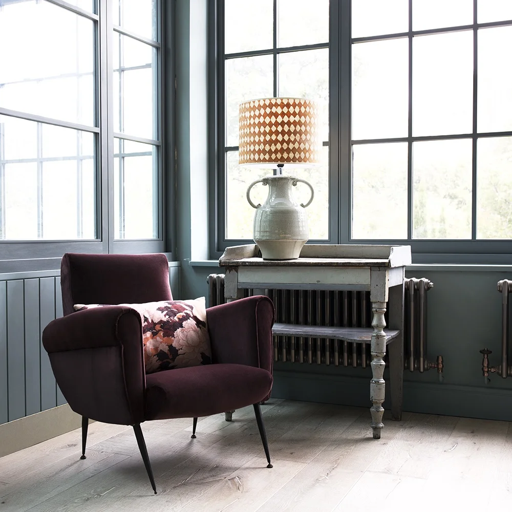 Chocolate Velvet Italian Armchairs