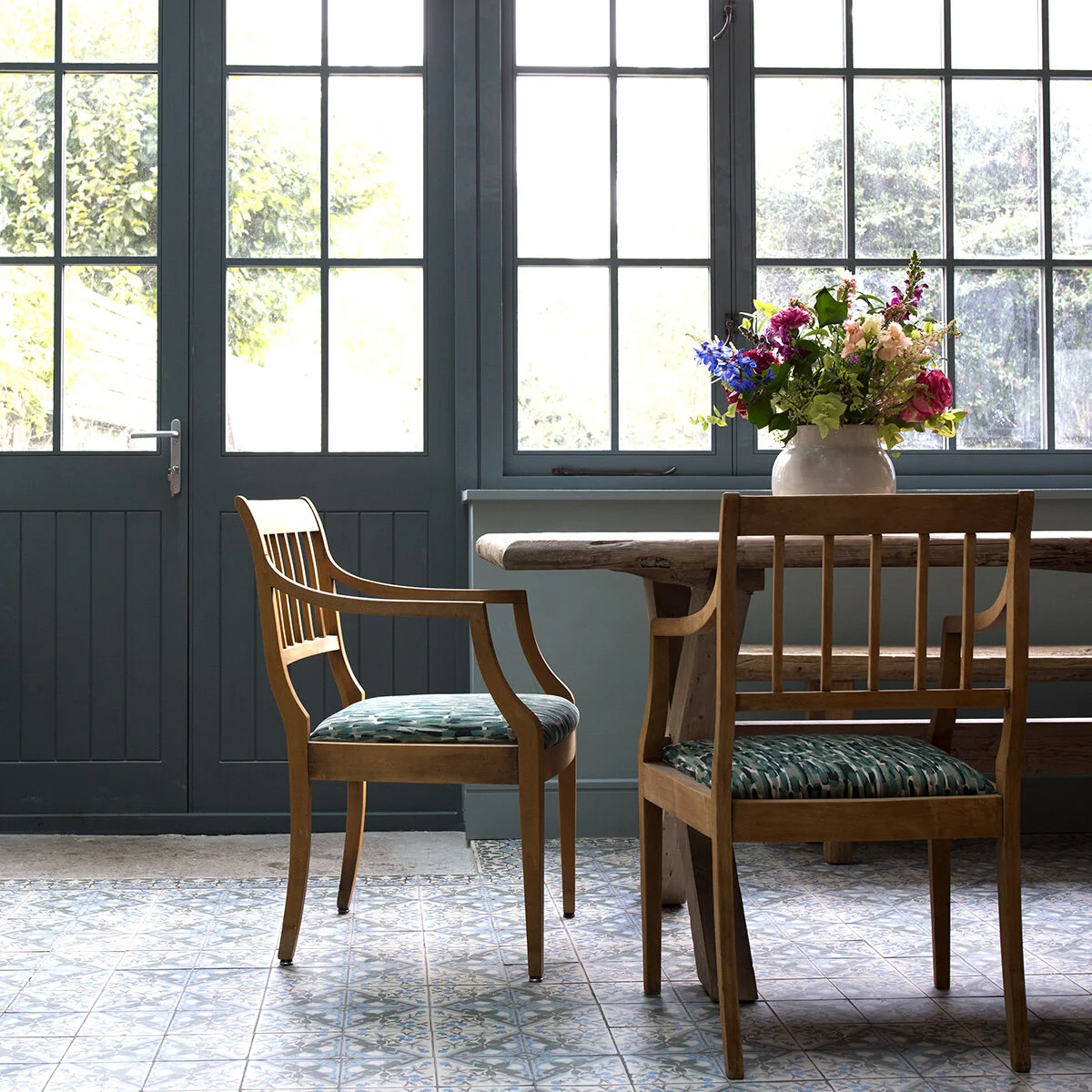 Set of Four Vintage Swedish Chairs