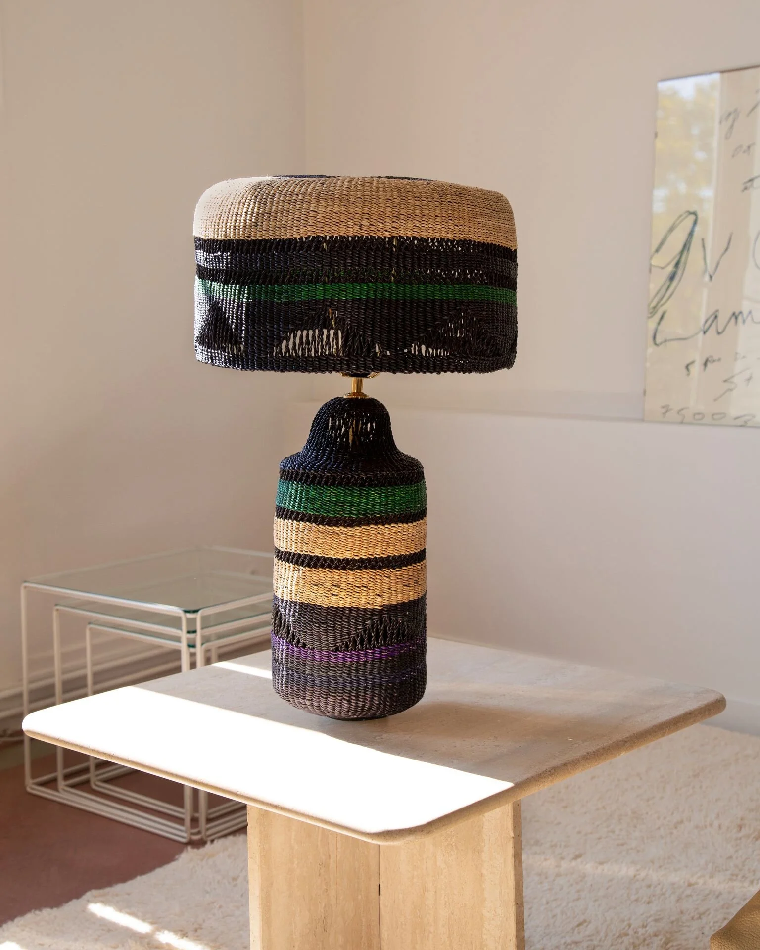 Ghanaian Shadow Table Lamps — Bella's Gone Home
