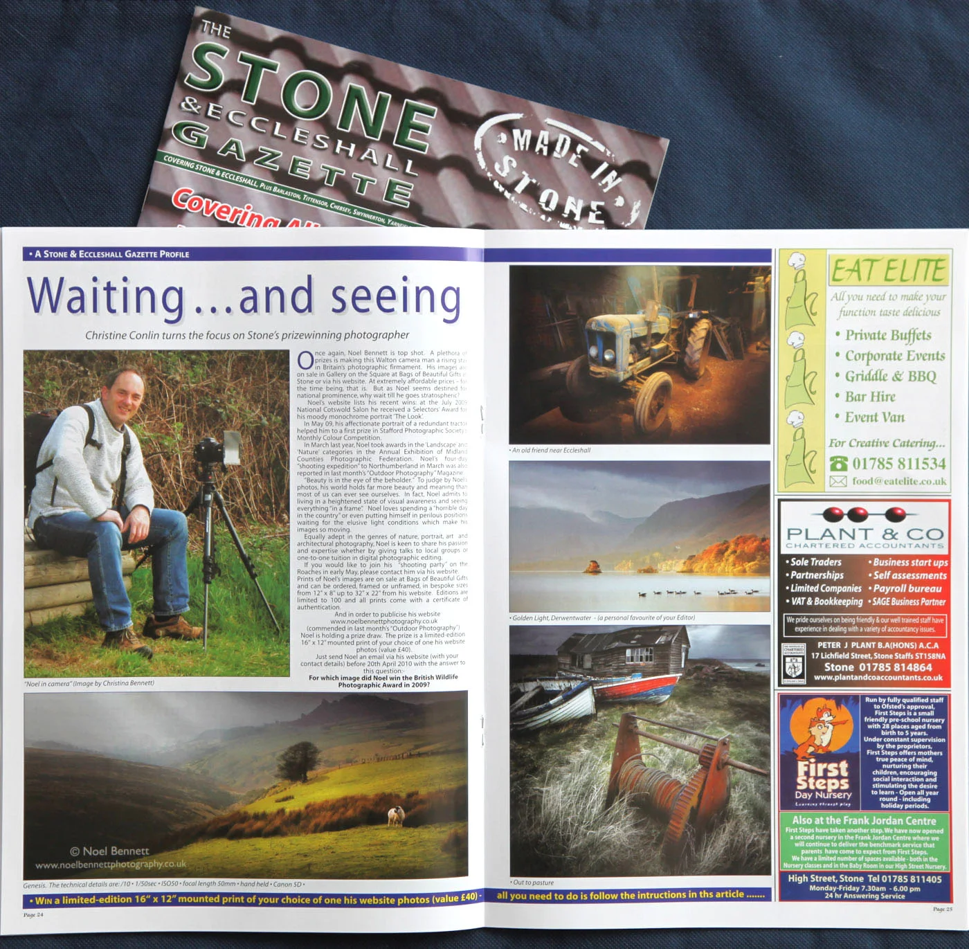 Centre Spread in Local Mag