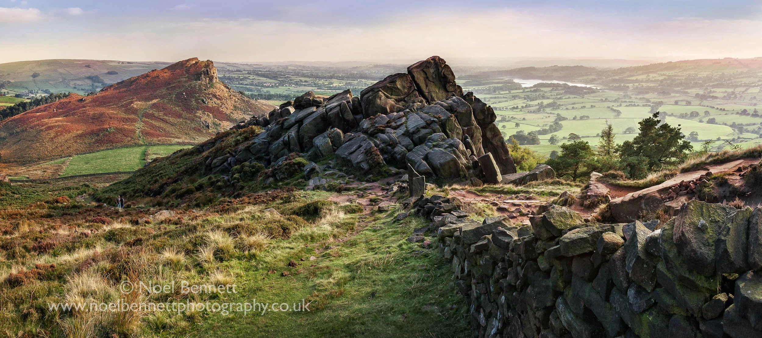 ‘Evening Light Over the Roaches’